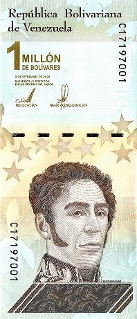 Venezuela 1 Million Bolivar