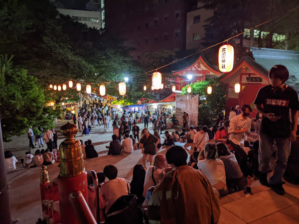Hanazono shrine, festival