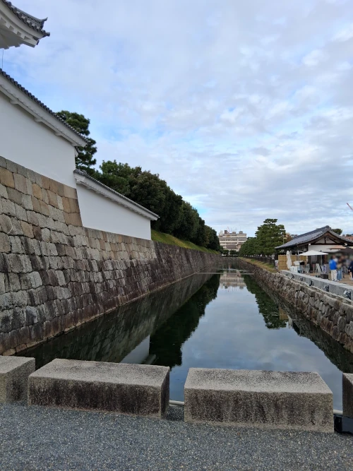 Nijo Castle, Moat