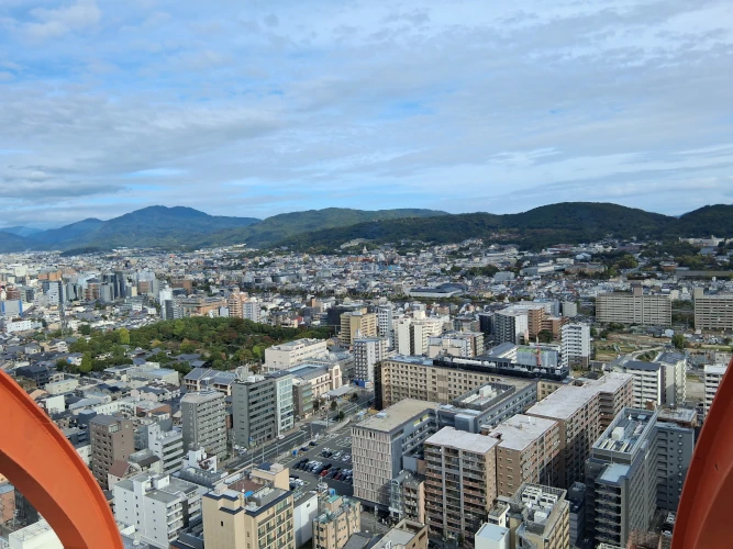 Kyoto Tower, View from top
