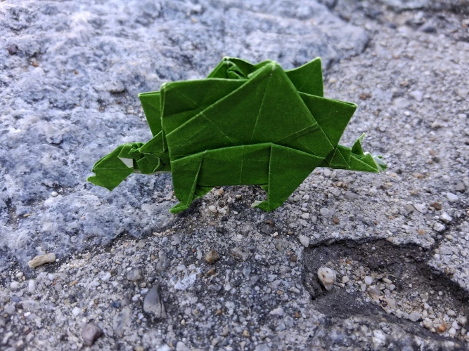 Origami Stegosaurus