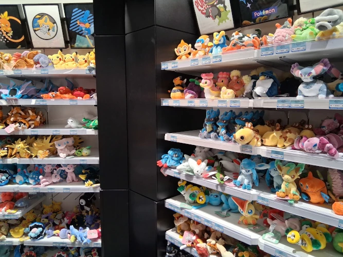 Shelves of Pokemon
