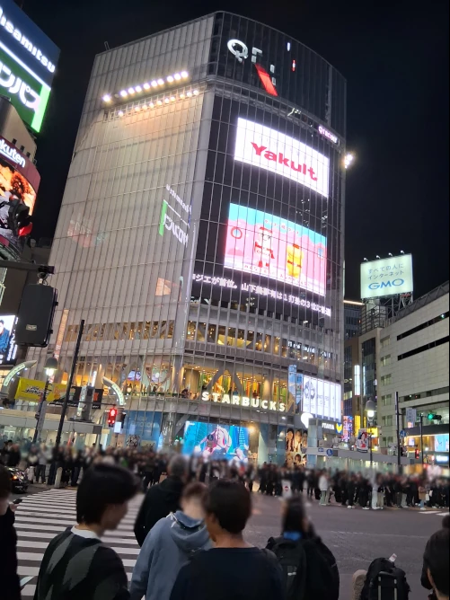 Shibuya Crosswalk, night