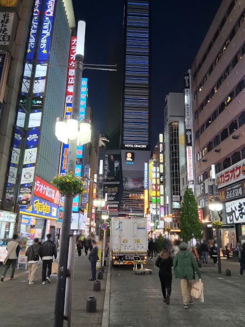 Shinjuku at night