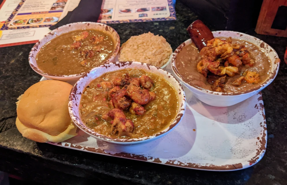 NOLA cookery food, new orleans louisiana