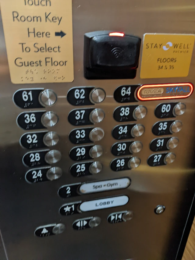 rivea elevator button