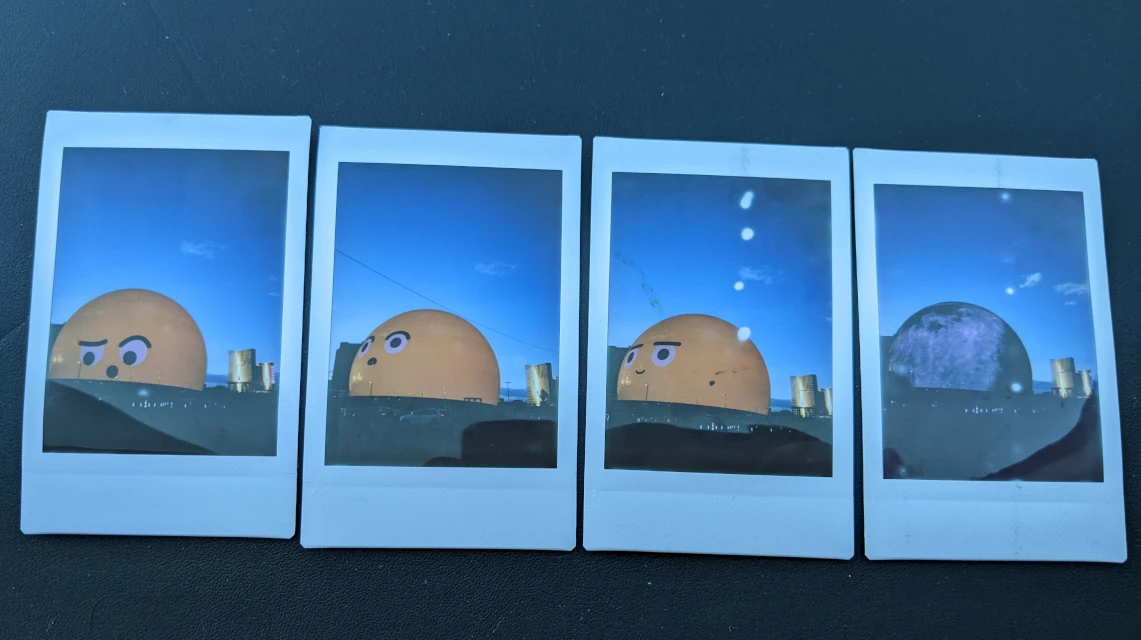 instax of the sphere
