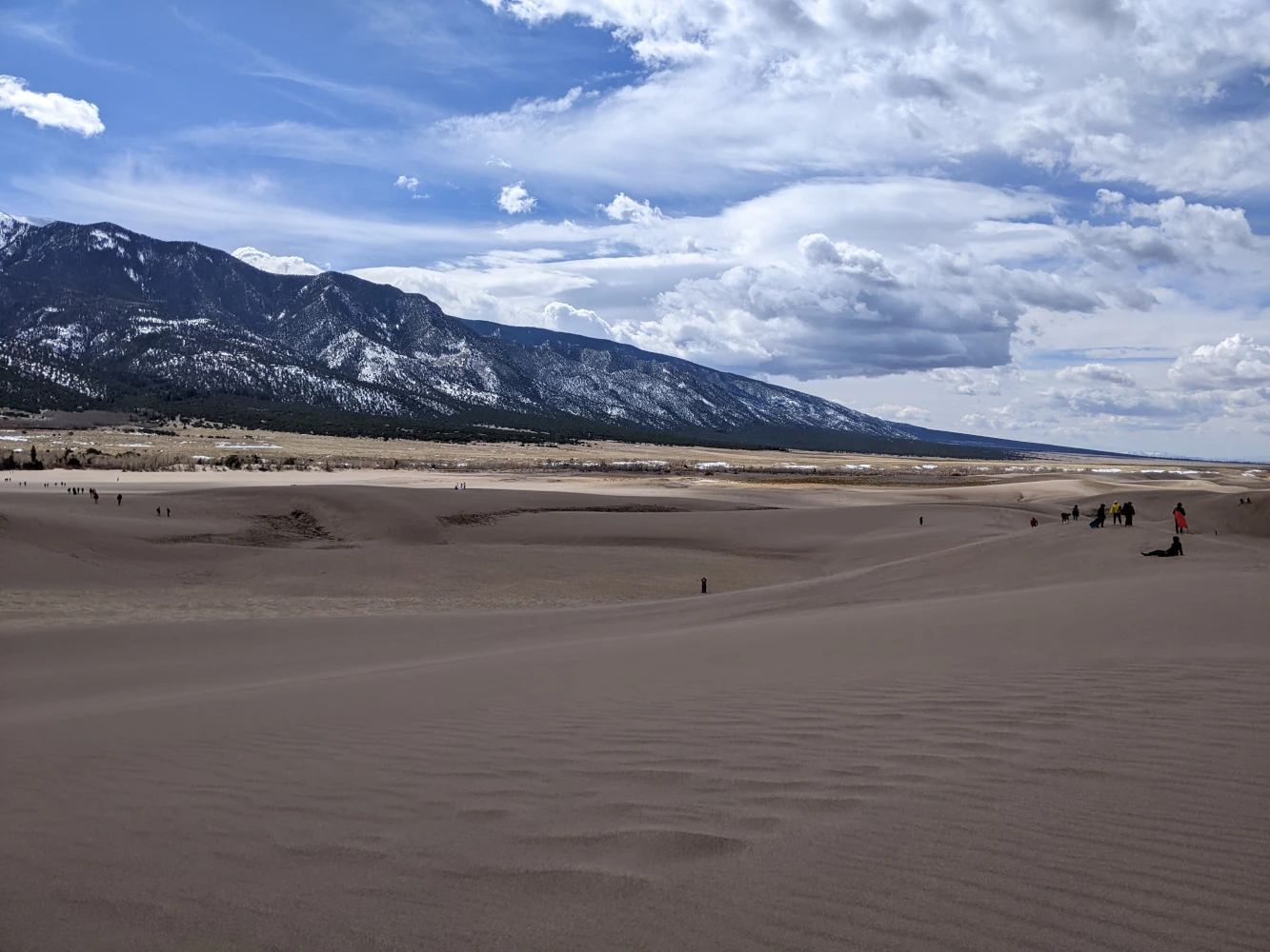 top of great sand dunes