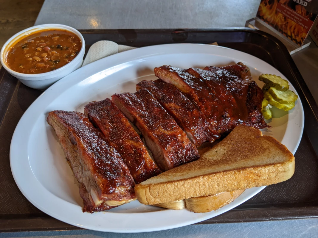 ribs at joe kansas bbq