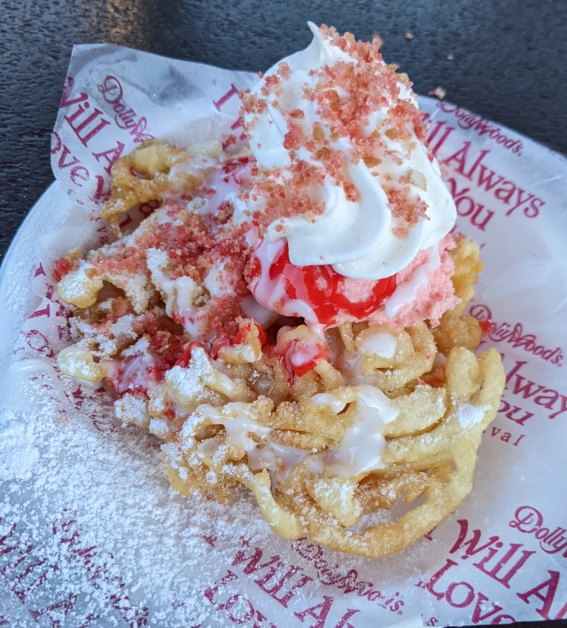 dollywood funnel cake