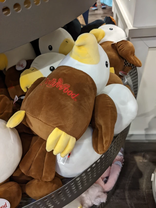 dollywood eagle plush merch